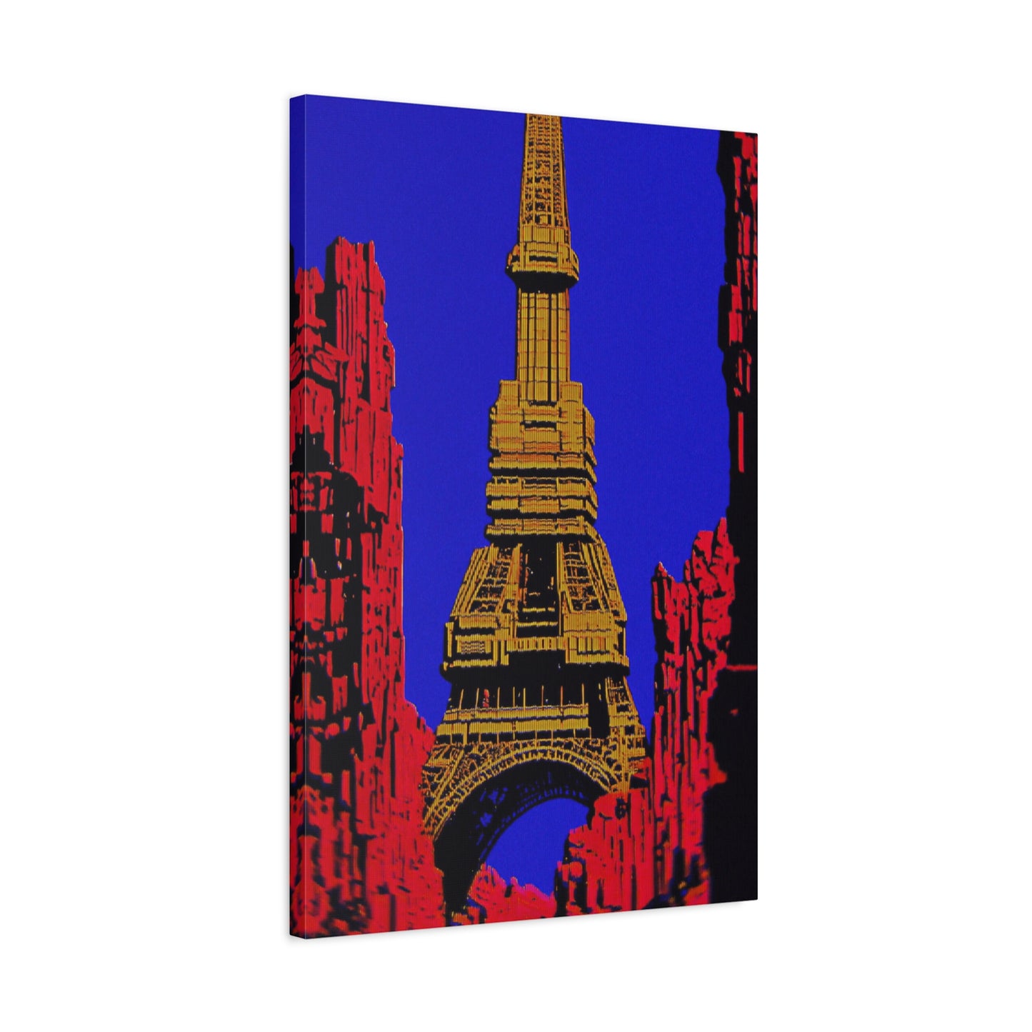 Retro Fantasy Canvas Art - A dreem of the Eiffel Tower 🗼